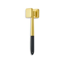 Stainless Steel Meat Tenderizer in Polished Gold Finish