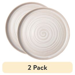 (2 pack) Collins Cream Stoneware Round Salad Plate