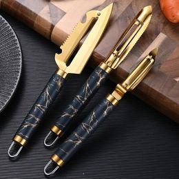 Professional Multifunctional Stainless Steel Peeler Set - Anti-rust Kitchen Tool for Fruits, Vegetables (Quantity: 3pc fruit and vegetable peeler)